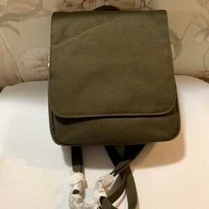 Crossroads Brown Twill Lightweight Backpack - NWT